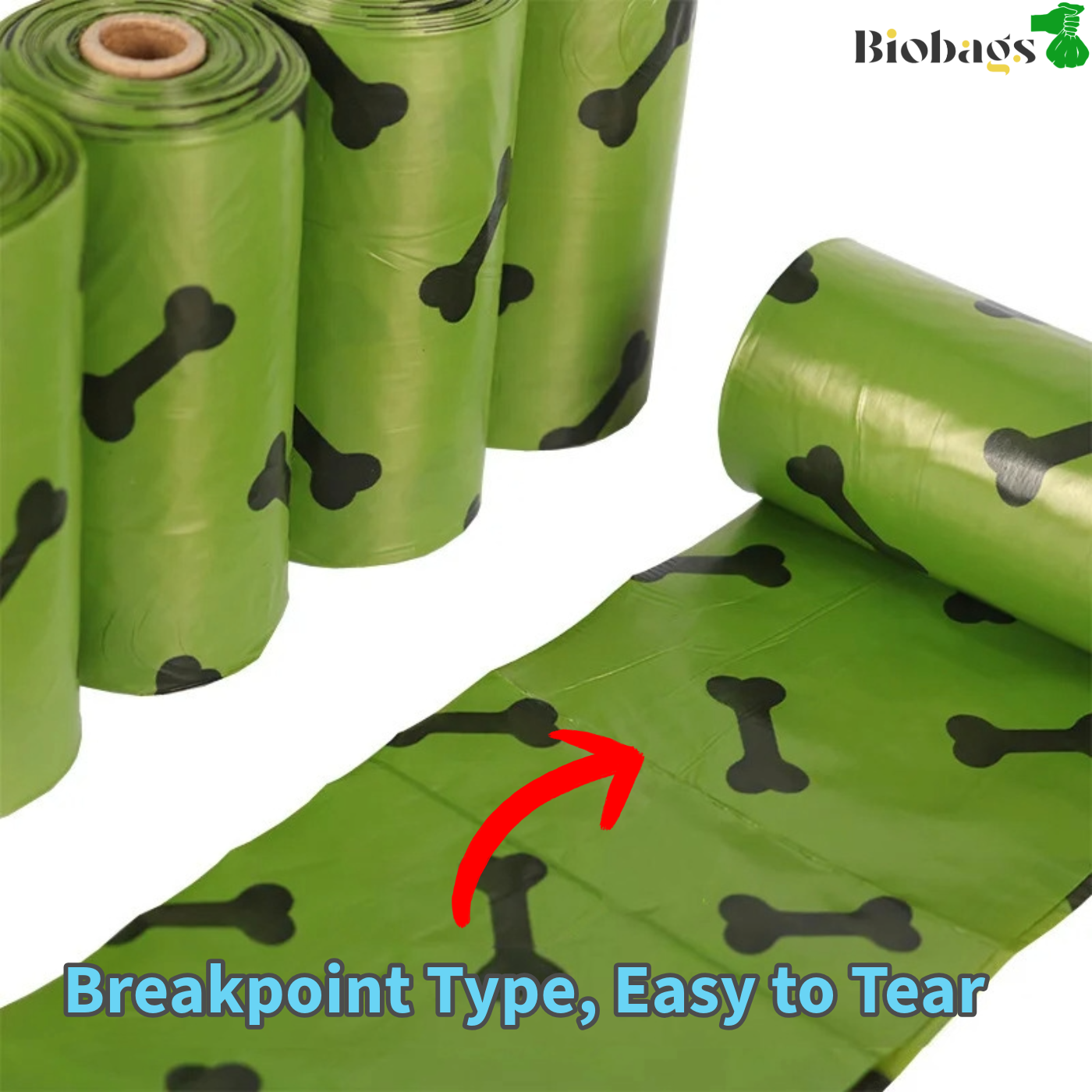 BioBags - 540 Biodegradable Environment Friendly Poop Bags with Holder