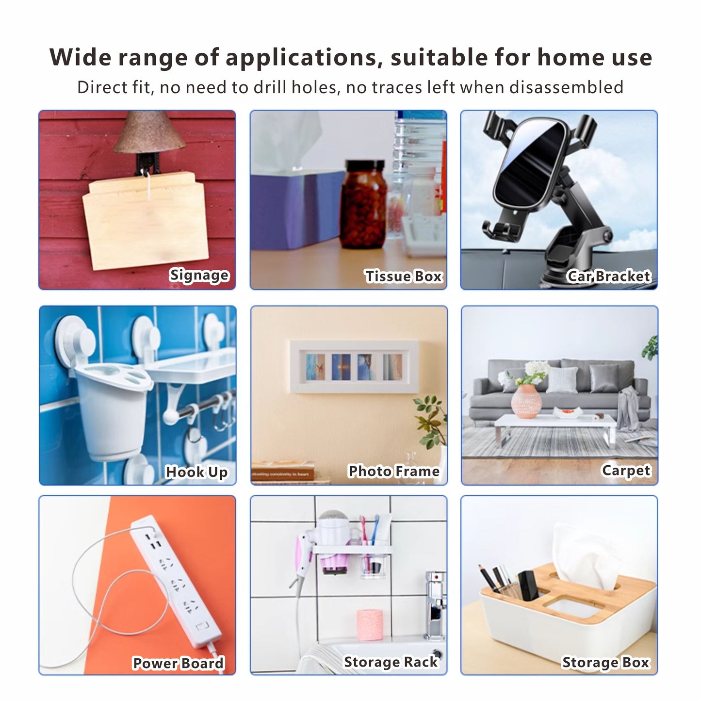 Stickoo - Double Sided Heavy Duty Nano Tape (500 cm Long)