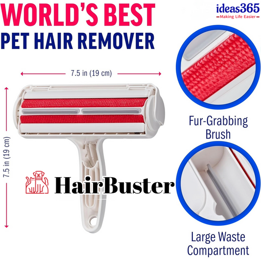 HairBuster - Reusable Pet Hair Remover Roller