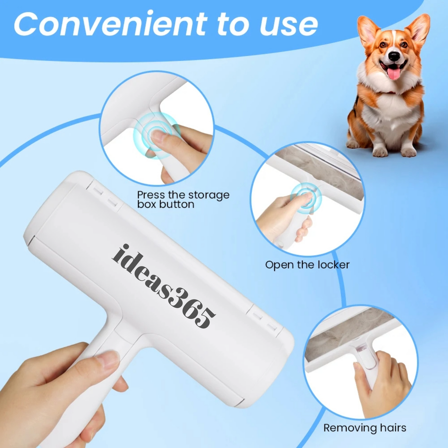 HairBuster - Reusable Pet Hair Remover Roller