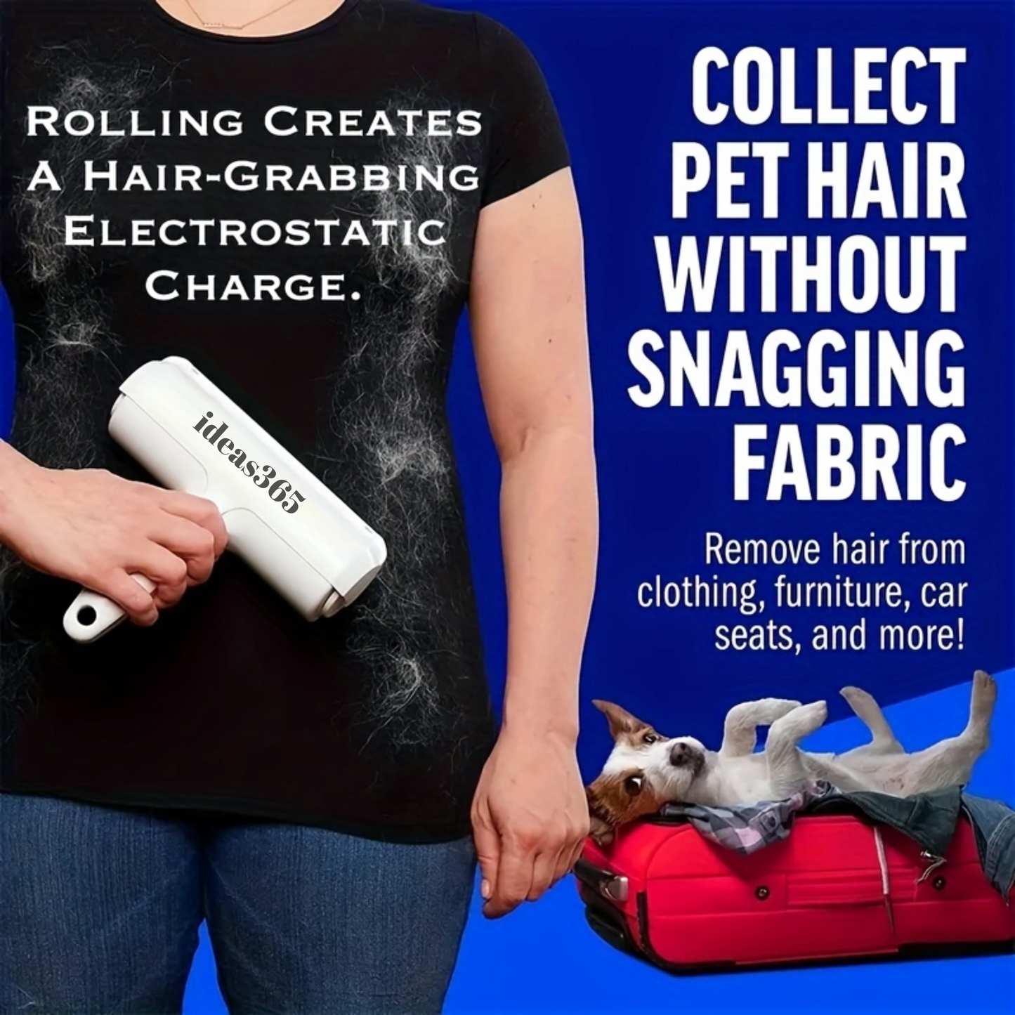 HairBuster - Reusable Pet Hair Remover Roller